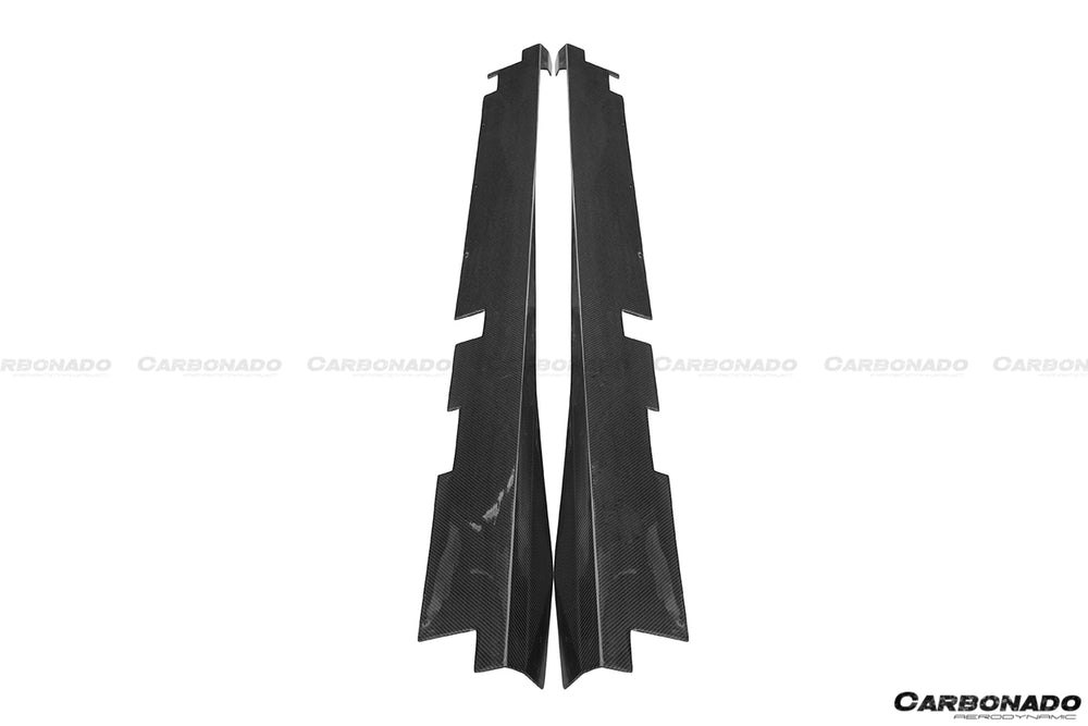 2015-2020 Lamborghini Huracan LP610/LP580 DC Style Carbon Fiber Side Skirts