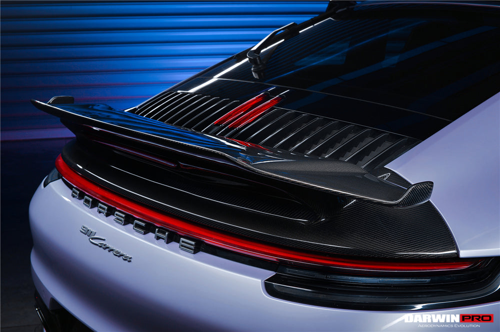 2019-2023 Porsche 911 992 Carrera S/4/4S BKSSII Style Trunk Wing - DarwinPRO Aerodynamics