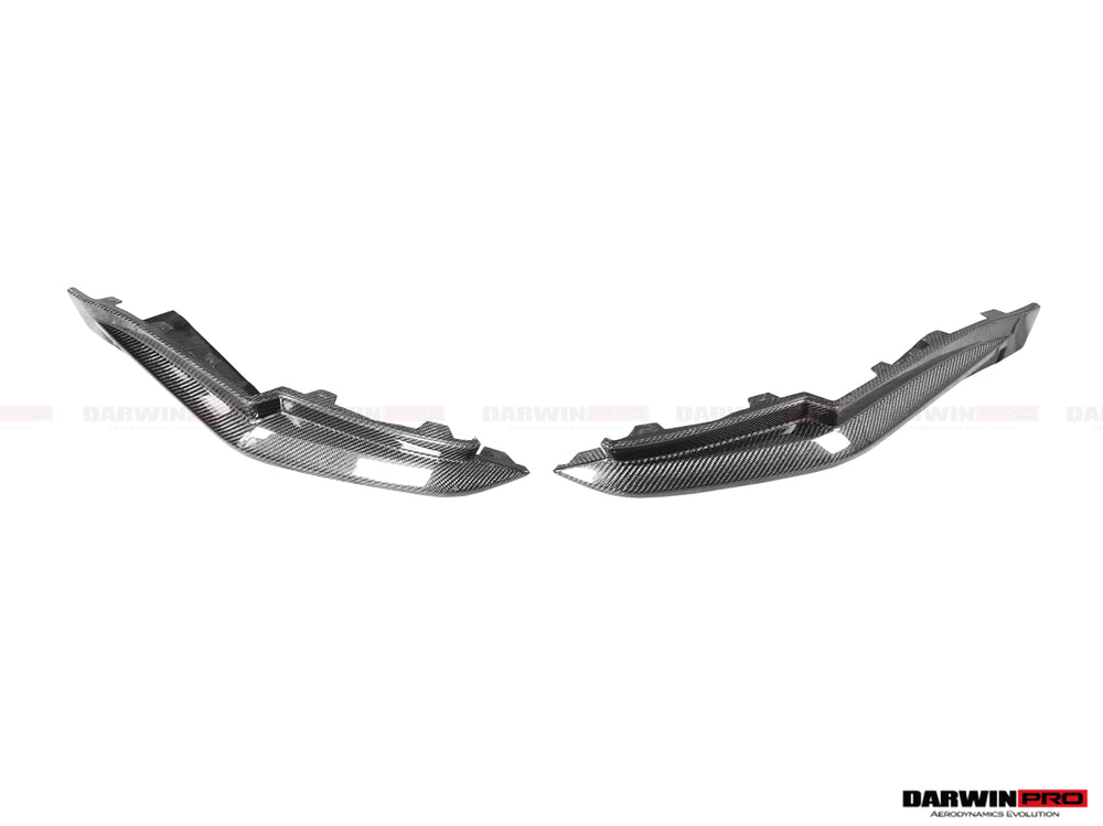2021-UP BMW M3 G80 OE Style Carbon Fiber Rear Caps - DarwinPRO Aerodynamics