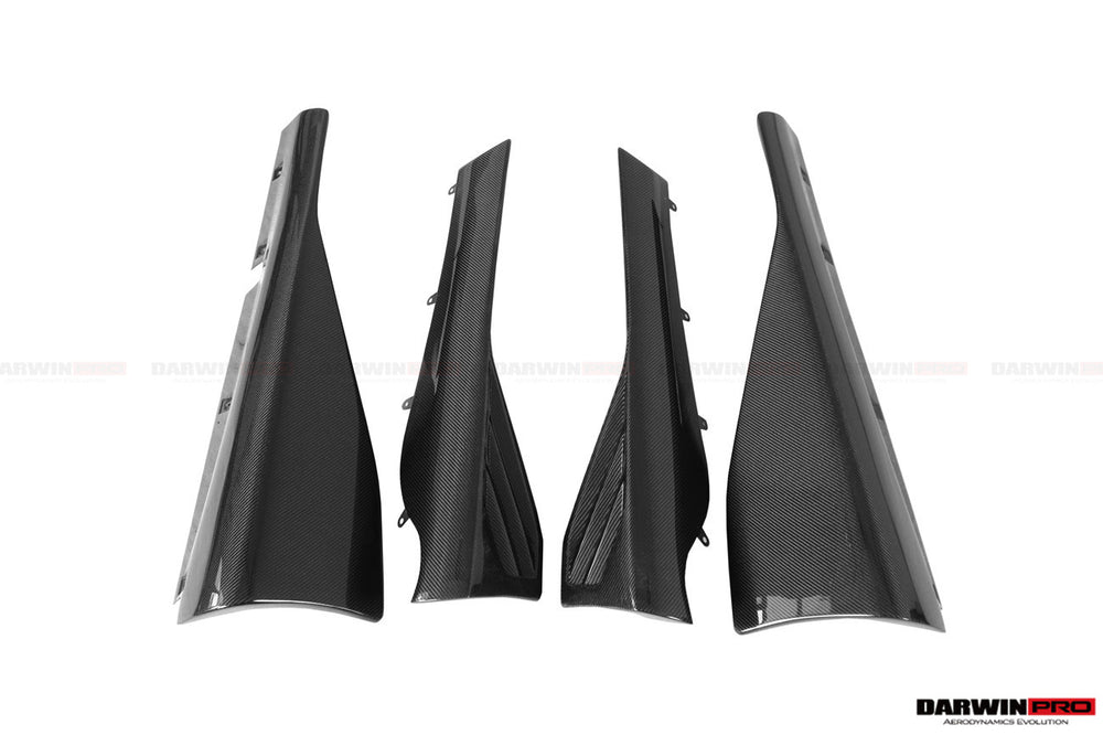 2015-2021 McLaren 600lt 540C 570S BKSS Style Cabon Fiber Side Skirts Under Board - DarwinPRO Aerodynamics