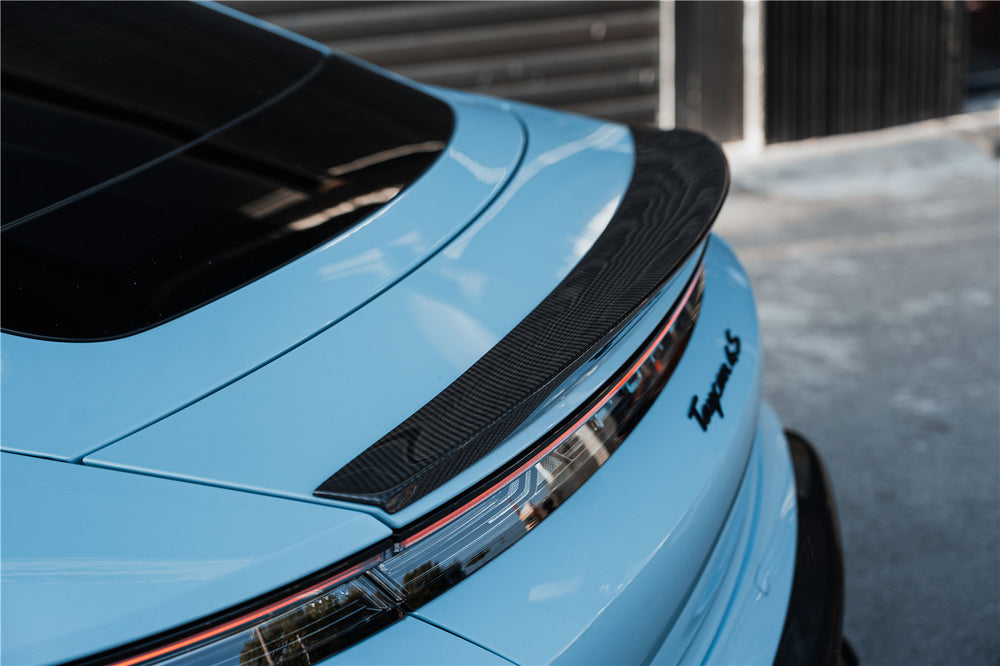 2019-2022 Porsche Taycan & 4 & 4S & GTS & TURBO OD Style Trunk Spoiler - Carbonado