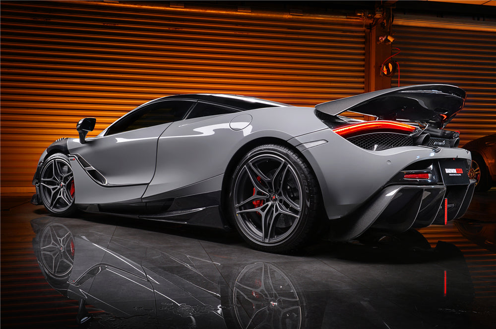 2017-2021 McLaren 720s Se²NWB Style Carbon Fiber Side Skirts - DarwinPRO Aerodynamics