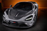  2017-2021 McLaren 720s Se²NWB Style Carbon Fiber Front Bumper Canards - DarwinPRO Aerodynamics 