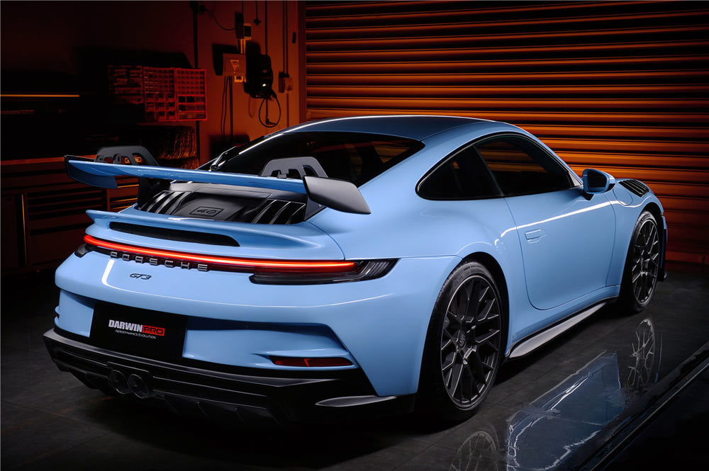 2019-2023 Porsche 911 992 Carrera/S/4/4S/Targa/Cabriolet GT3 Style Rear Bumper - DarwinPRO Aerodynamics