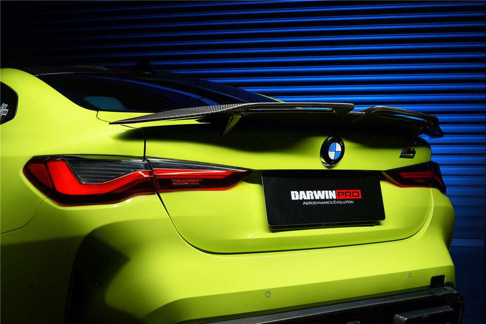 2021-UP BMW M4 G82 BKSS Style Carbon Fiber Trunk Spoiler - DarwinPRO Aerodynamics
