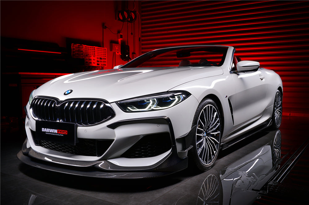 2018-2022 BMW 8 Series G14 Convertible/G15 Coupe/G16 4DR-Gran Coupe 840/850 IMP Performance Carbon Fiber Front Lip - DarwinPRO Aerodynamics