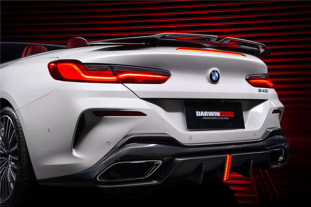 2018-2022 BMW 8 Series G14 Convertible/G15 Coupe/G16 4DR-Gran Coupe 840/850 IMP Performance Carbon Fiber Rear Diffuser