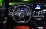  2015-2021 Mercedes Benz W205 C63 AMG Carbon Fiber Interior Steering wheel Trim - DarwinPRO Aerodynamics 