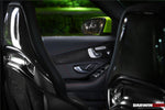  2015-2021 Mercedes Benz W205 C63/S AMG Sedan Carbon Fiber Interior Door Panel Trim Cover Strip - DarwinPRO Aerodynamics 