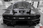  2019-2022 Lamborghini Huracan EVO Coupe Performante Style Carbon Trunk Spoiler and Engine Hood - DarwinPRO Aerodynamics 