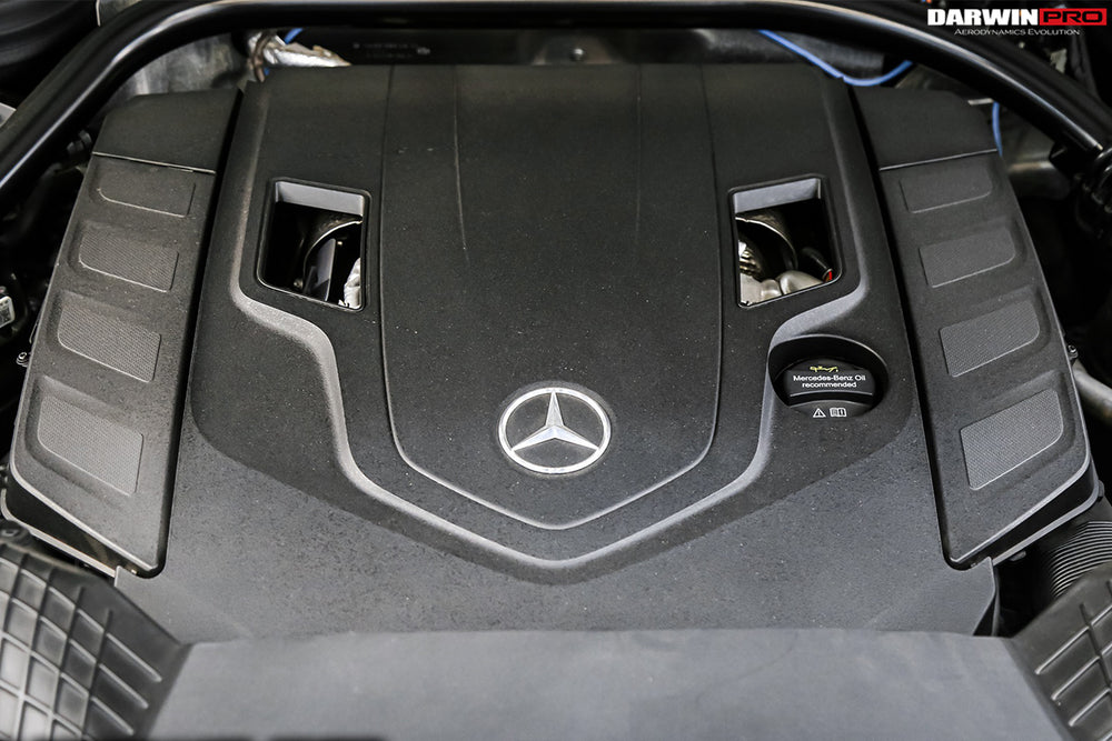 2019-2023 Mercedes Benz W464 G500/G550 G-Class G Wagon Dry Carbon Fiber Engine Cover - DarwinPRO Aerodynamics