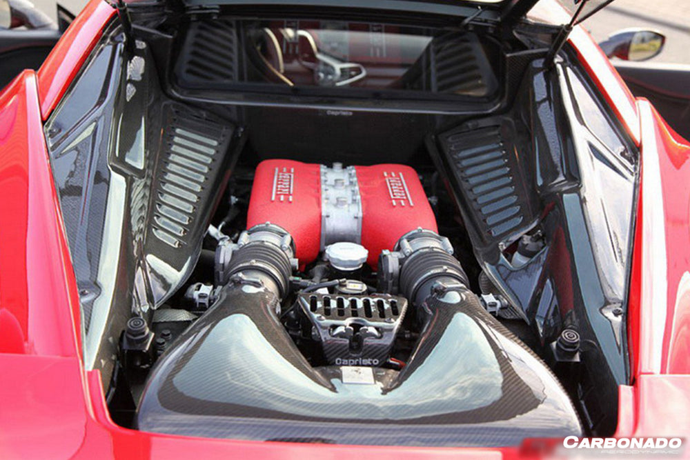 2010-2015 Ferrari 458 Coupe/Speciale Dry Carbon Fiber Airbox - DarwinPRO Aerodynamics