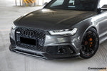 2013-2018 Audi RS6 Avant MN Style Carbon Fiber Front Lip - Carbonado 