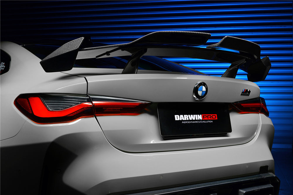 2021-UP BMW M4 G82/4 Series G22 BKSSII Style Carbon Fiber Trunk Spoiler - DarwinPRO Aerodynamics