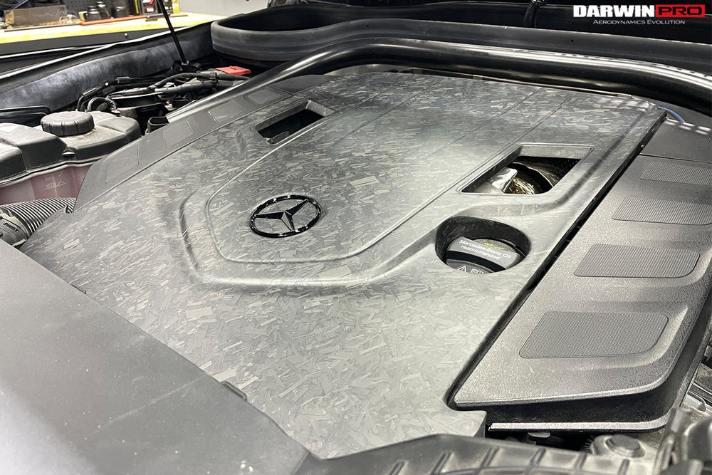 2019-2023 Mercedes Benz W464 G500/G550 G-Class G Wagon Dry Carbon Fiber Engine Cover - DarwinPRO Aerodynamics