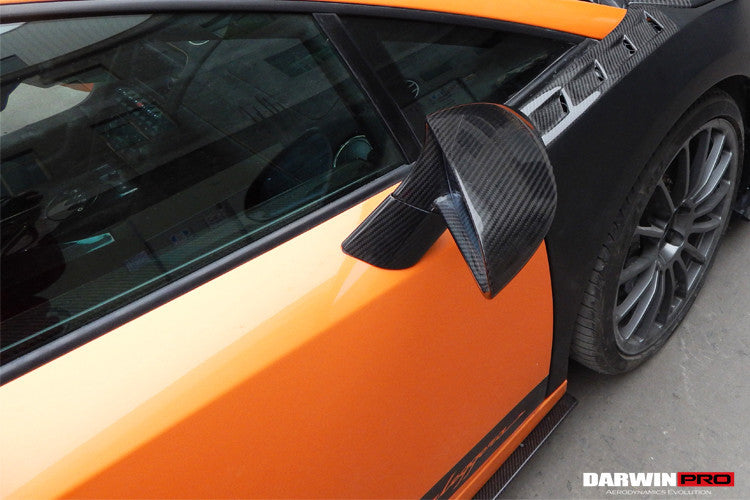 2009-2014 Lamborghini Gallardo Mirror Cover Replacement - DarwinPRO Aerodynamics