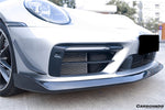 2019-2023 Porsche 911 992 Carrera/Targa Sport Design WP Style Dry Carbon Fiber Bumper Canards - DarwinPRO Aerodynamics 