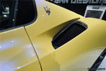 2020-UP Maserati MC20 NVT Style Dry Carbon Fiber Quarter Panel Side Vent Scoops - DarwinPRO Aerodynamics 