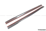  2021-UP Mercedes Benz S Class W223 Sedan MSY Style Side Skirts (Long Model) - Carbonado 