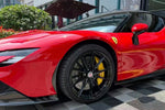  2020-UP Ferrari SF90 Stradale OE Style Autoclave Carbon Fiber Front Bumper Side Air Vents - DarwinPRO Aerodynamics 