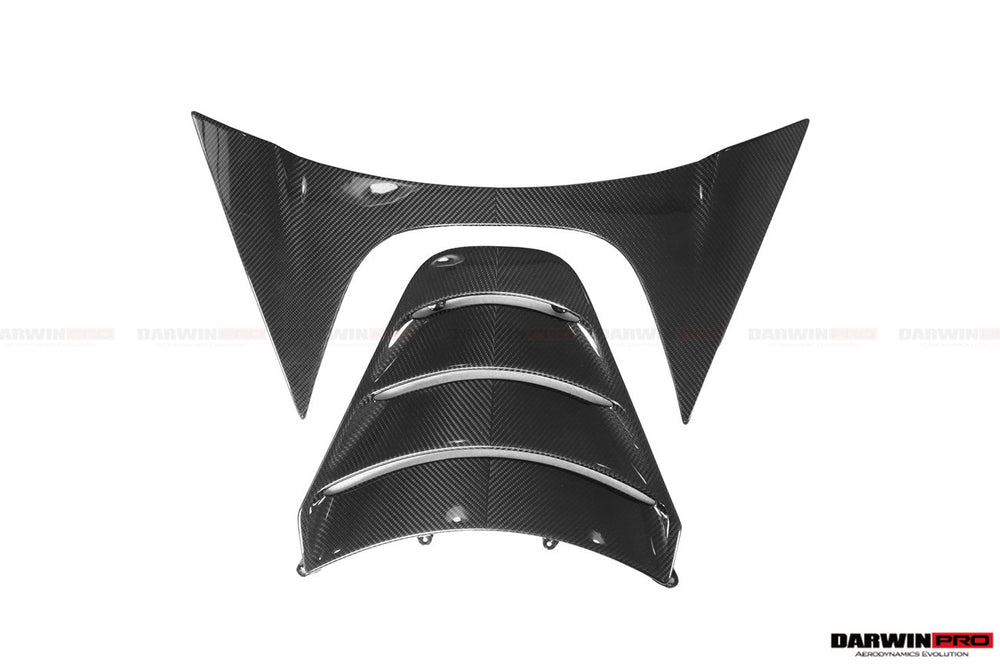 2017-2020 McLaren 720s Carbon Fiber Engine Cover Replacement - DarwinPRO Aerodynamics