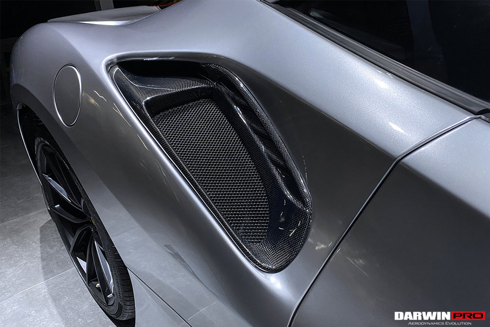 2015-2020 Ferrari 488 GTB/Spyder Pista Style Quarter Panel Side Scoops - DarwinPRO Aerodynamics
