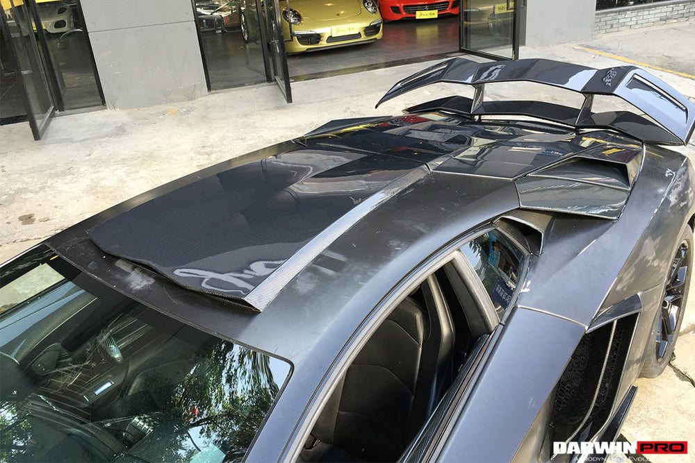 2011-2021 Lamborghini Aventador LP700 LP740 Coupe  BKSS Style Carbon Fiber Roof