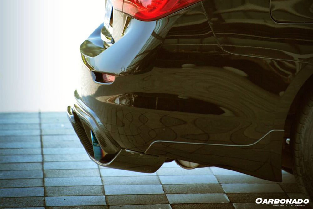 2014-2017 Infiniti Q50 Sedan VE Style Rear Lip and Diffuser - Carbonado