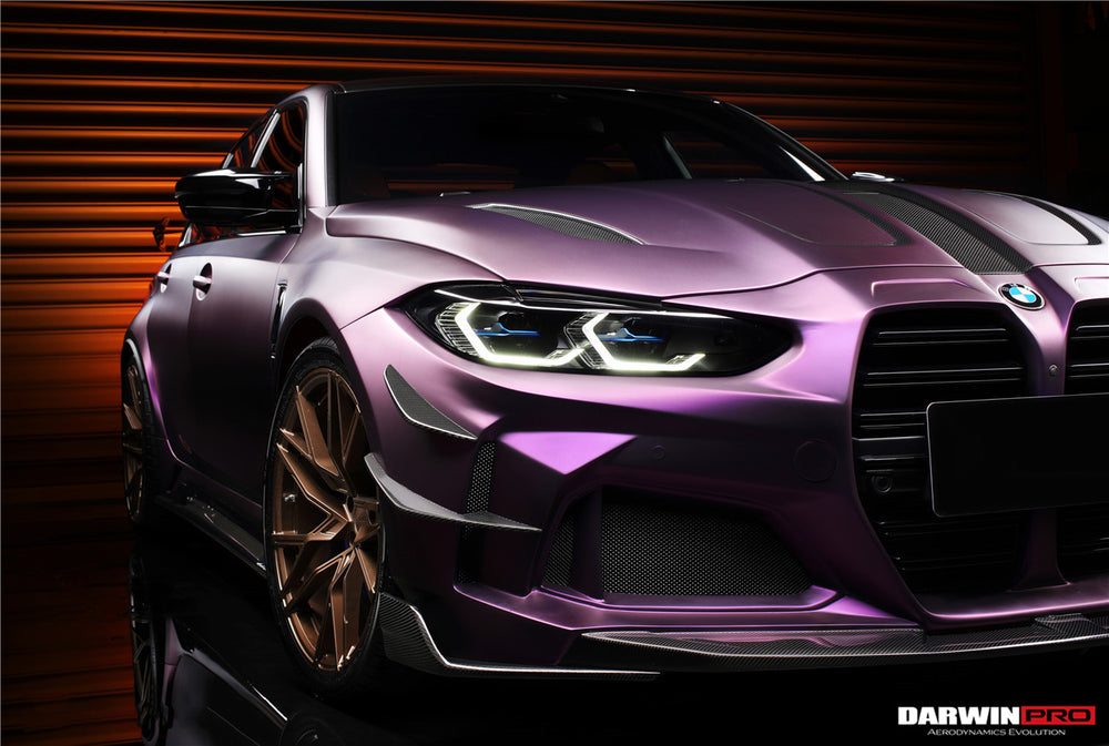 2021-UP BMW M3 G80 G81 BKSSII Style Front Bumper and Front Fender and Side Skirts - DarwinPRO Aerodynamics