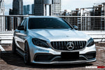  2015-2021 Mercedes Benz W205 C63/S AMG Sedan BKSS Style Carbon Fiber Front Lip - DarwinPRO Aerodynamics 
