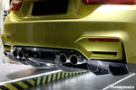  2014-2020 BMW M3 F80 & M4 F82 VA Style Carbon Fiber Rear Diffuser w/ Lip - DarwinPRO Aerodynamics 