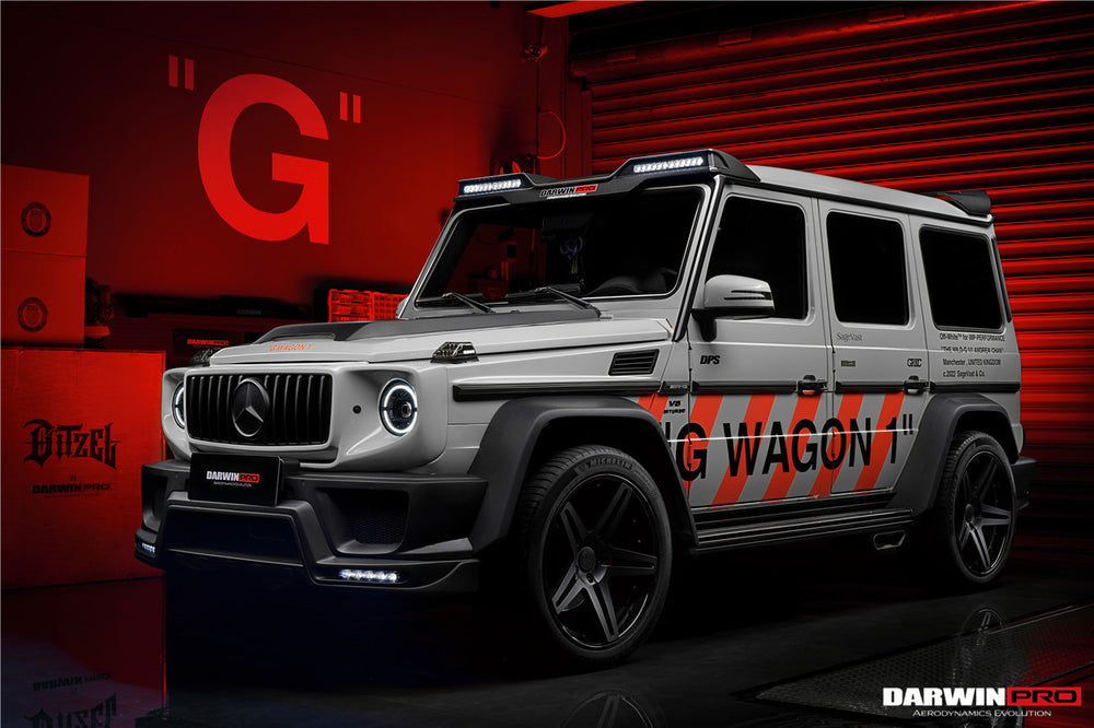 2006-2018 Mercedes Benz W463 G Class Wagon IMP Performance Front Roof Spoiler - DarwinPRO Aerodynamics