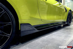  2021-UP BMW M4 G82/G83 BKSS Style Carbon Fiber Side Skirts - DarwinPRO Aerodynamics 