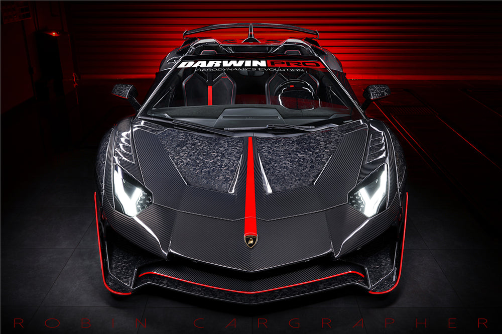 2011-2016 Lamborghini Aventador LP700 Coupe SV-BKSSII Style Wide body Carbon Fiber Aero Full Kit - DarwinPRO Aerodynamics