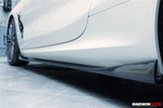  2018-2022 BMW 8 Series G14 Convertible/G15 Coupe IMP Performance Carbon Fiber Side Skirts (Add On) - DarwinPRO Aerodynamics 