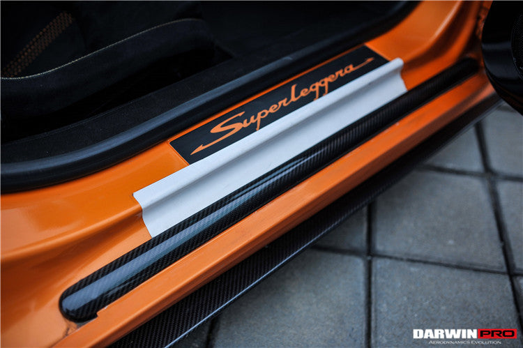 2004-2008 Lamborghini Gallardo Carbon Fiber Door Sills Steps Cover - DarwinPRO Aerodynamics