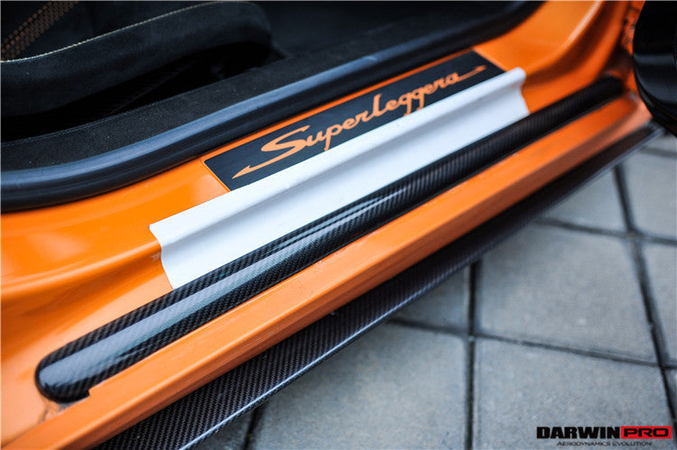 2004-2008 Lamborghini Gallardo Carbon Fiber Door Sills Steps Cover - DarwinPRO Aerodynamics