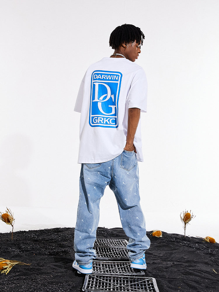 GRKC X DARWINPRO DG OVERSIZED TEE - WHITE - DarwinPRO Aerodynamics