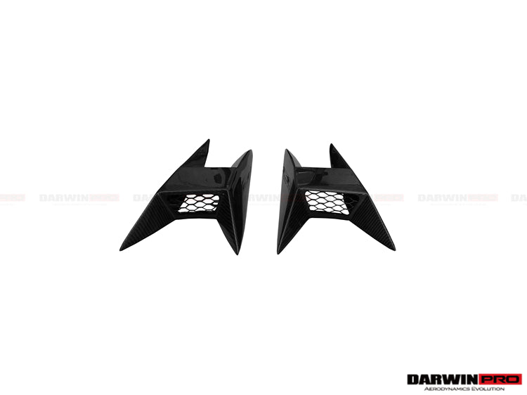 2004-2014 Lamborghini Gallardo BKSS Style Side Skirts Caps - DarwinPRO Aerodynamics