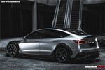  2017-2020 Tesla Model 3 IMPII Style Partial Carbon Fiber Rear Bumper - DarwinPRO Aerodynamics 
