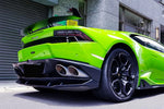  2015-2020 Lamborghini Huracan LP610 AO Style Carbon Fiber Rear Diffuser - DarwinPRO Aerodynamics 