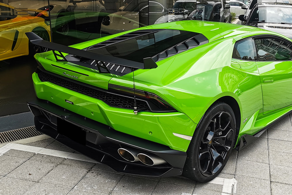 2015-2020 Lamborghini Huracan LP610 AO Style Carbon Fiber Rear Diffuser - DarwinPRO Aerodynamics
