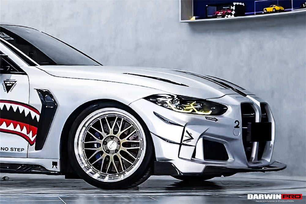 2021-UP BMW M4 G82/G83 BKSSII Style Front Bumper and Front Fender and Side Skirts - DarwinPRO Aerodynamics