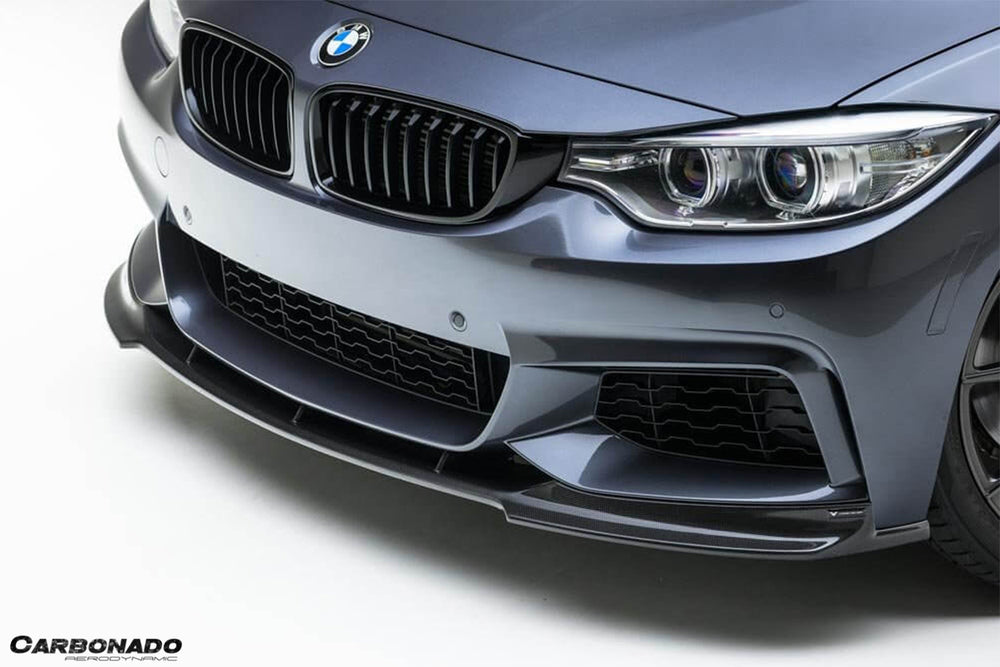 2014-2017 BMW 4 Series F32 F33 F36 M Sport VRS Style Carbon Fiber Front Lip - DarwinPRO Aerodynamics