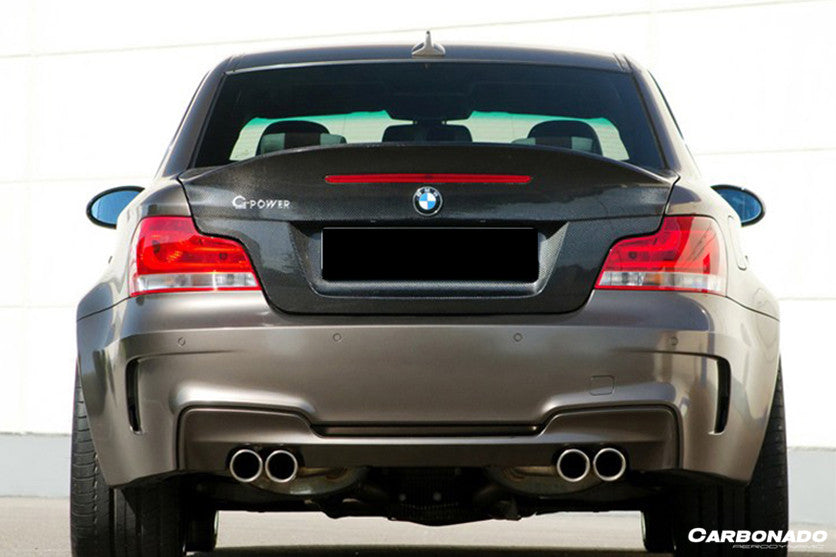 2008-2013 BMW 1 Series E82 E88 1M CLS Style Carbon Trunk - DarwinPRO Aerodynamics
