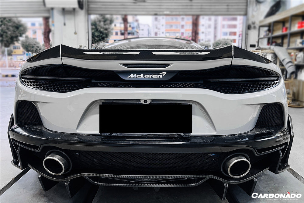 2020-2023 McLaren GT WP Style Dry Carbon Fiber Trunk Spoiler - Carbonado