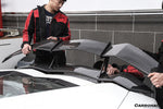  2011-2021 Lamborghini Aventador LP700 LP740 Coupe/Roadster RZS Style Carbon Fiber Trunk Spoiler - Carbonado 