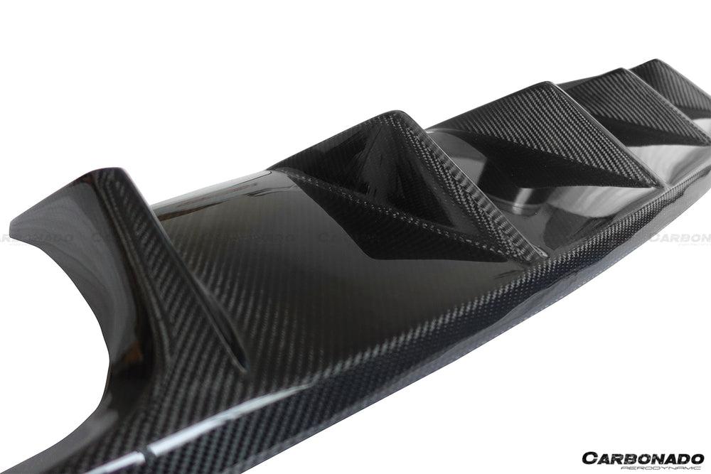 2014-2019 Porsche Macan BS Style Carbon Fiber Rear Diffuser - Carbonado