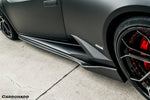  2015-2020 Lamborghini Huracan LP610/LP580 AYP Style Carbon Fiber Side Skirts - Carbonado 