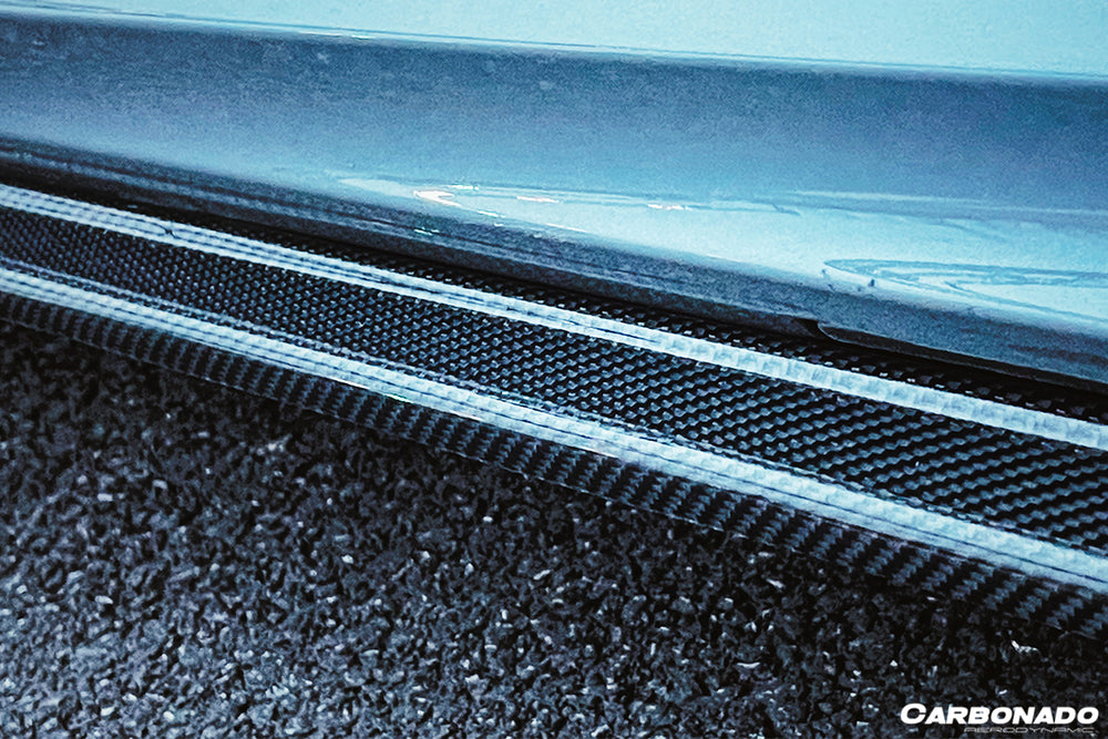 2013-2018 Audi RS6 Avant MN Style Carbon Fiber Side Skirts - Carbonado